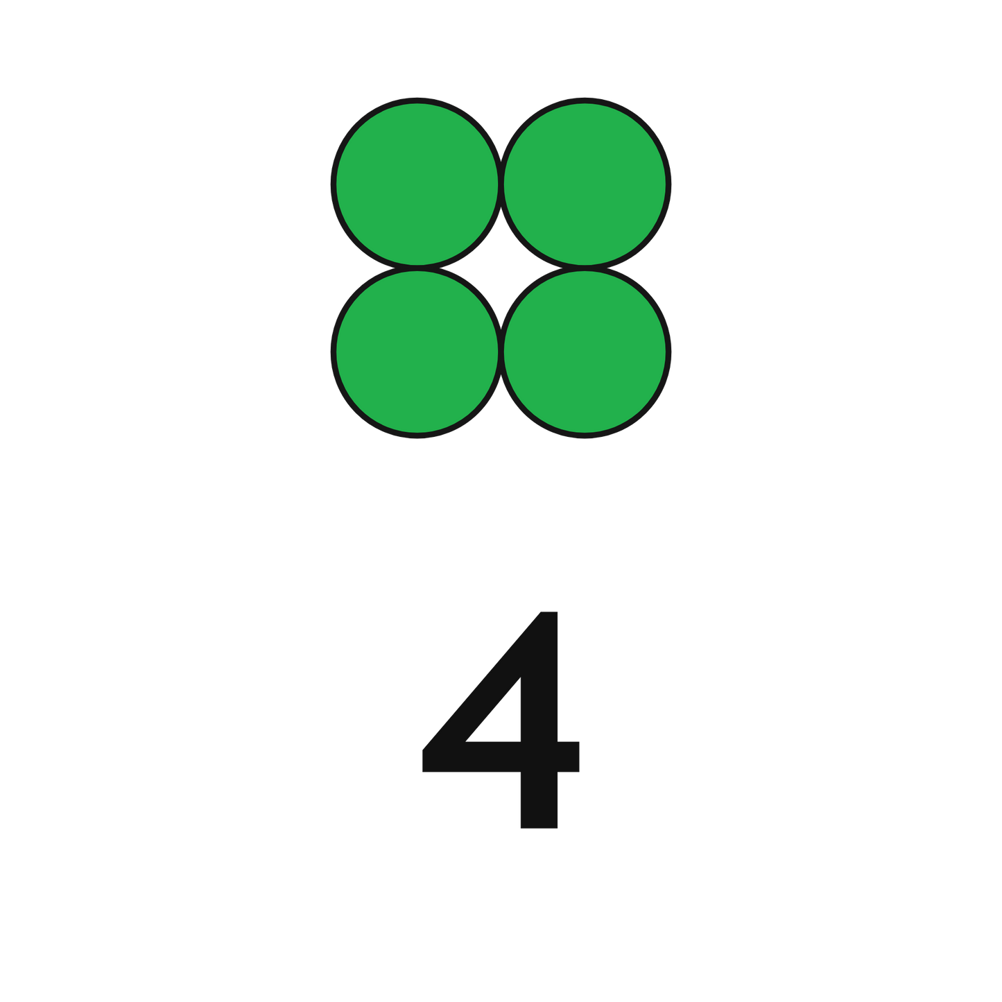 ColorMyMath number 4 design