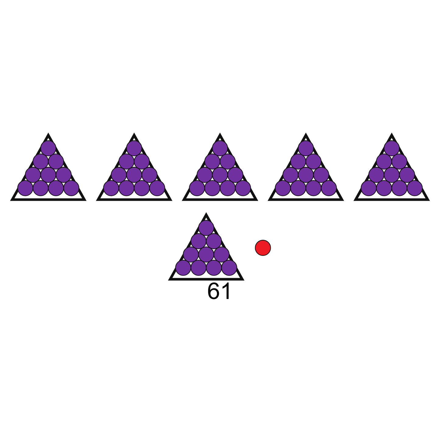 ColorMyMath number 61 design