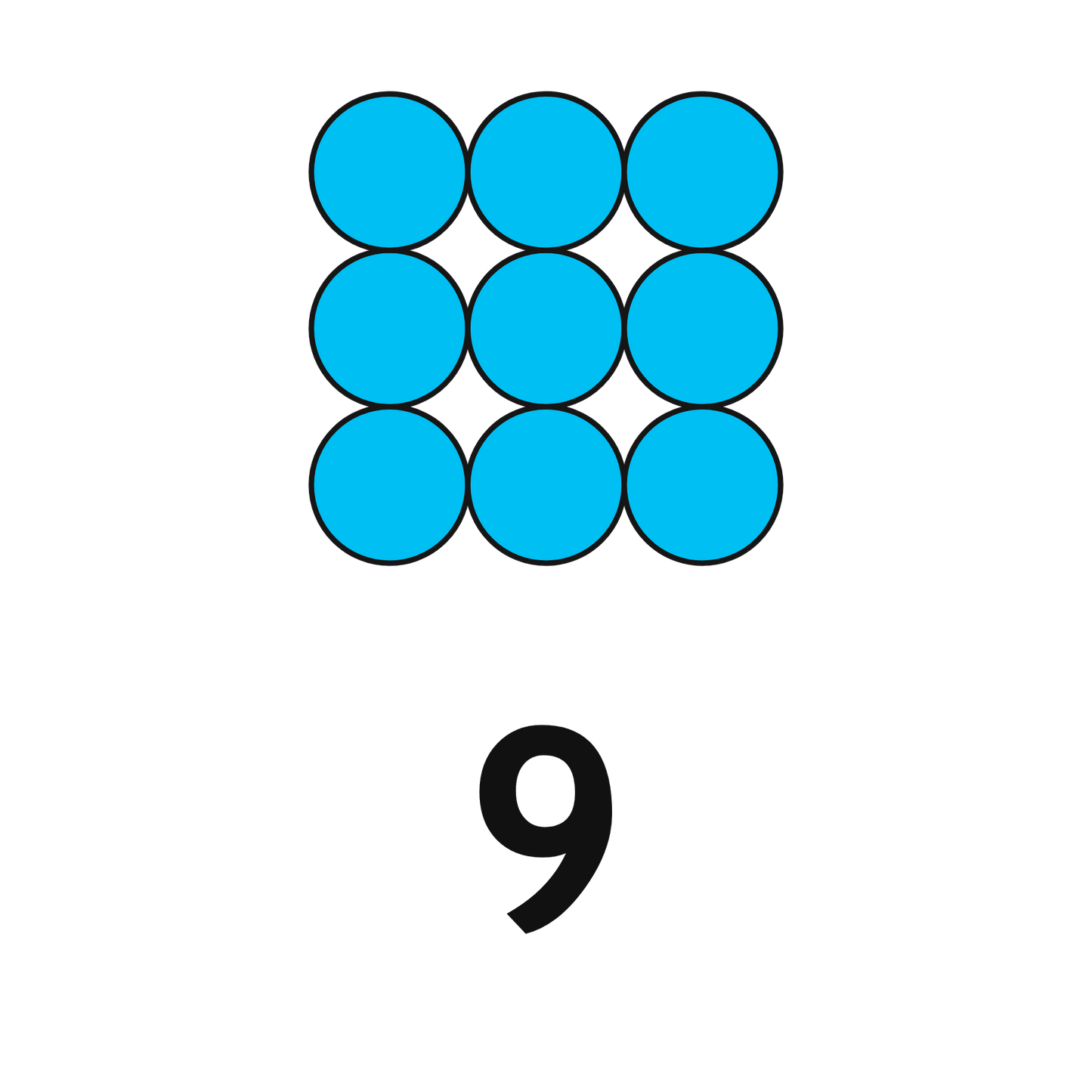 ColorMyMath number 9 design