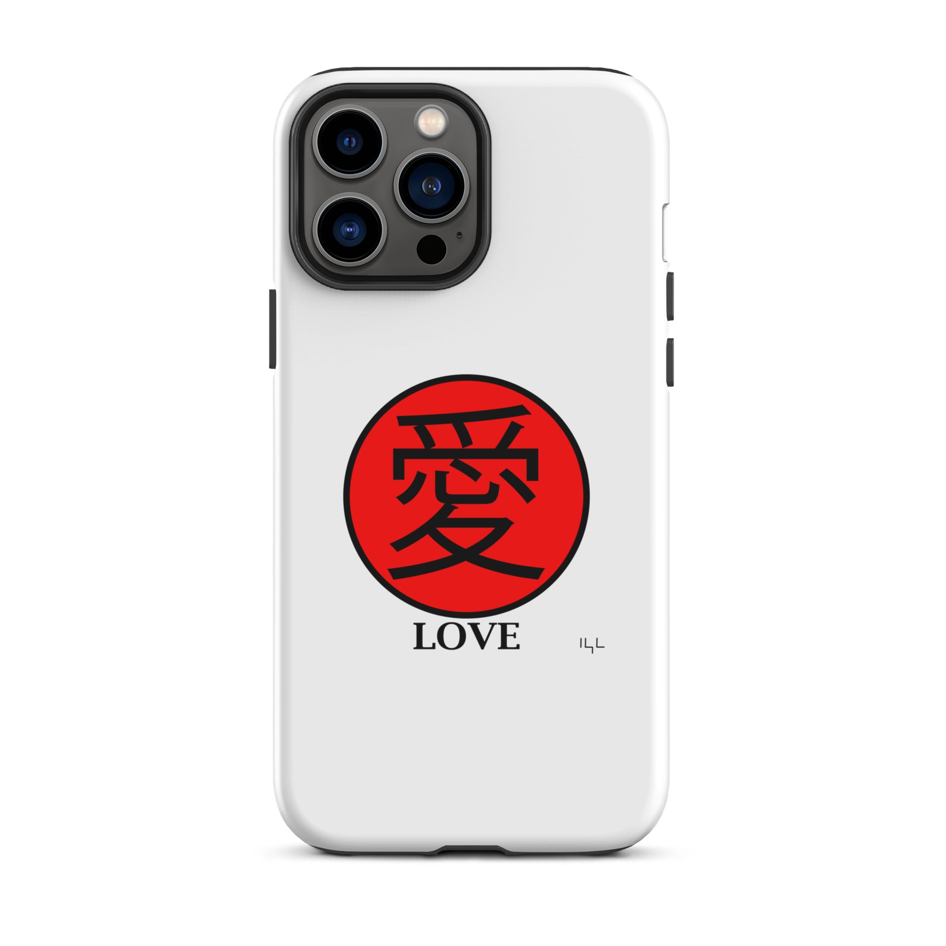 LOVE 愛 Japanese Tough iPhone case - -Lighten Your Life [ItsAboutTime.Life][date]