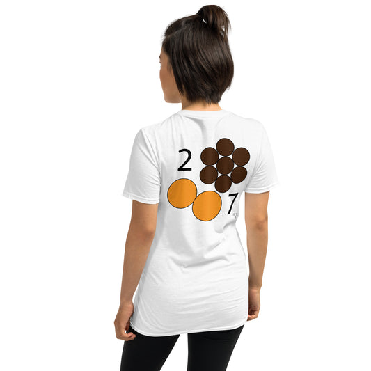 #207 Orange 2 Month 2/7 Short-Sleeve Unisex T-Shirt - -Lighten Your Life [ItsAboutTime.Life][date]