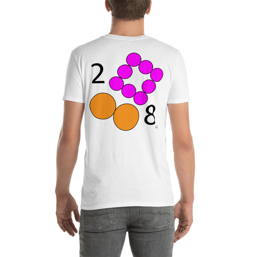 #208 Orange 2 Month 2/08 Short-Sleeve Unisex T-Shirt - -Lighten Your Life [ItsAboutTime.Life][date]
