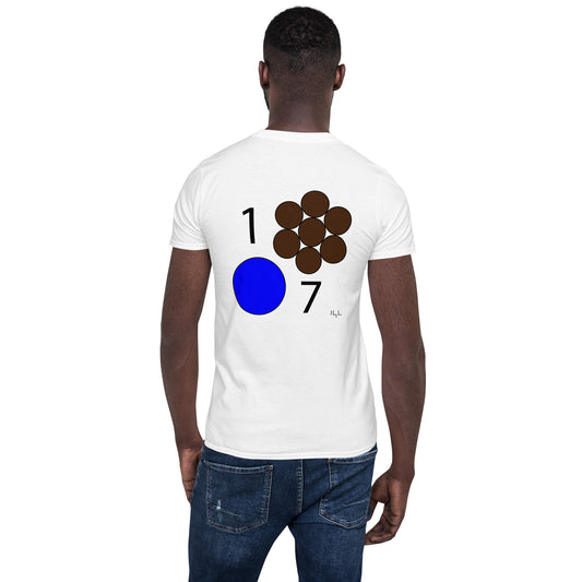 #0107 Blue 1 January 7th Short-Sleeve Unisex T-Shirt - -Lighten Your Life [ItsAboutTime.Life][date]