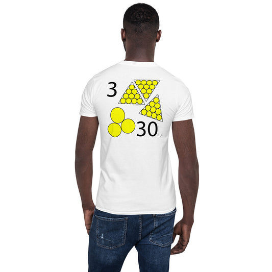 #0330 Yellow March 30th Short-Sleeve Unisex T-Shirt - -Lighten Your Life [ItsAboutTime.Life][date]