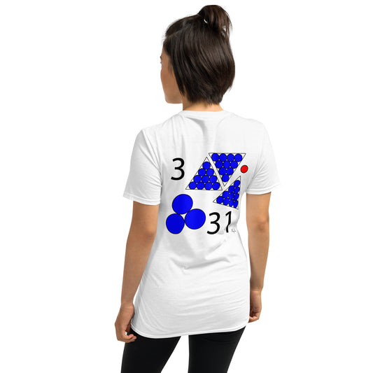 #0331 Blue March 31st Short-Sleeve Unisex T-Shirt - -Lighten Your Life [ItsAboutTime.Life][date]