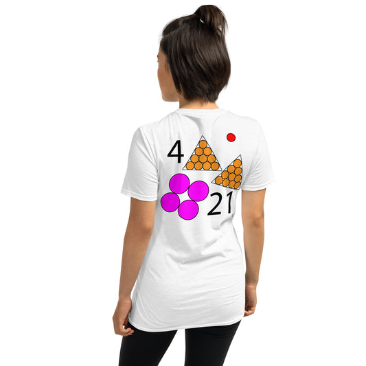 #0421 A Pink April 21st Short-Sleeve Unisex T-Shirt - -Lighten Your Life [ItsAboutTime.Life][date]