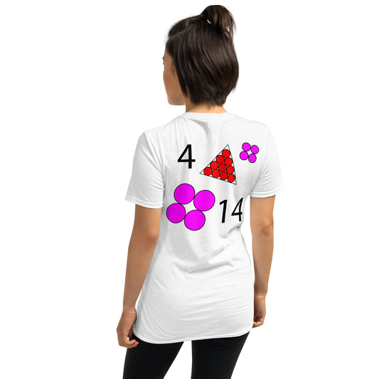 #0414 A Pink April 14th Short-Sleeve Unisex T-Shirt - -Lighten Your Life [ItsAboutTime.Life][date]