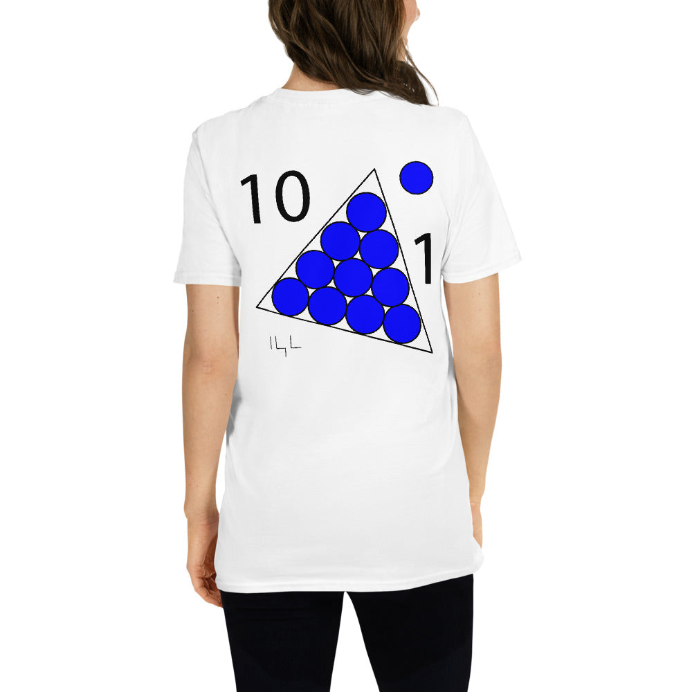 October 1st Blue T-Shirt at 10:01 1001 - -Lighten Your Life [ItsAboutTime.Life][date]