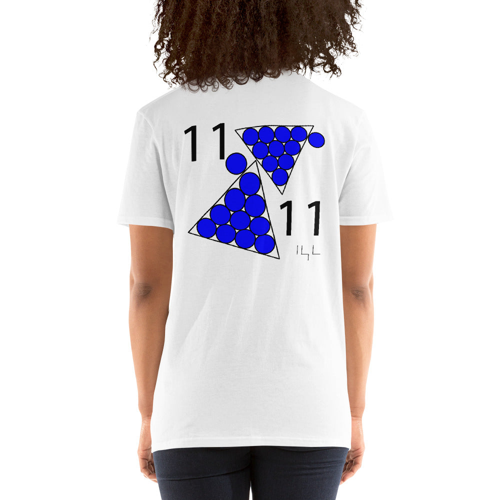 November 11th Blue T-Shirt at 11:11 1111 - -Lighten Your Life [ItsAboutTime.Life][date]