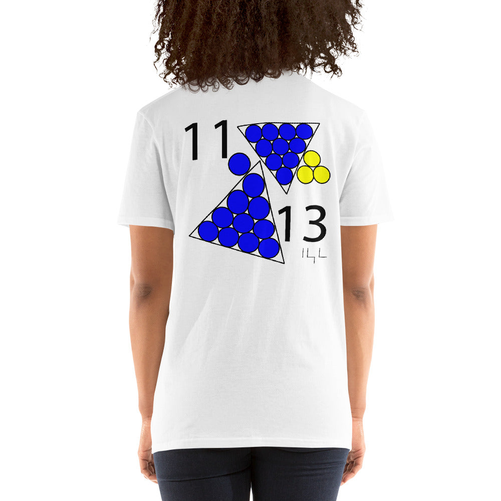 November 13th Blue T-Shirt at 11:13 1113 - -Lighten Your Life [ItsAboutTime.Life][date]
