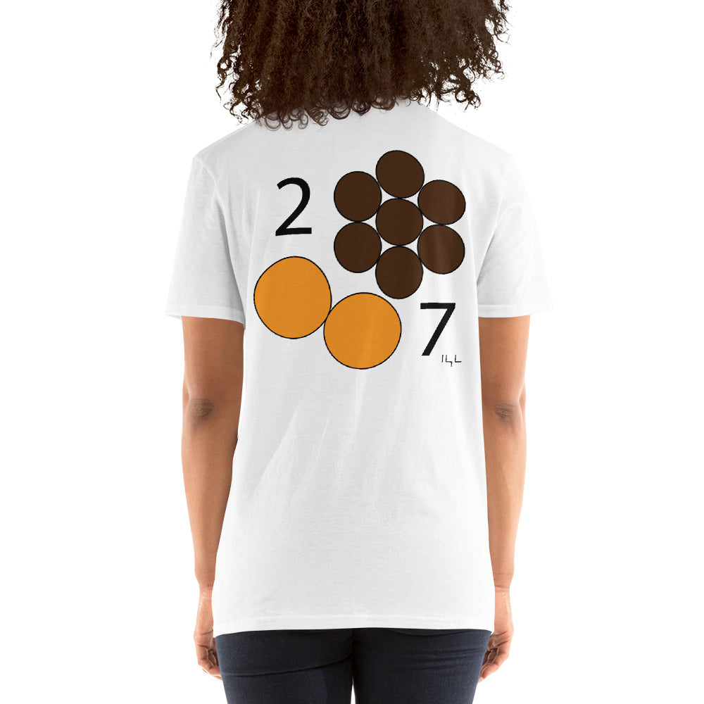 February 7th Orange T-Shirt at 2:07 0207 207