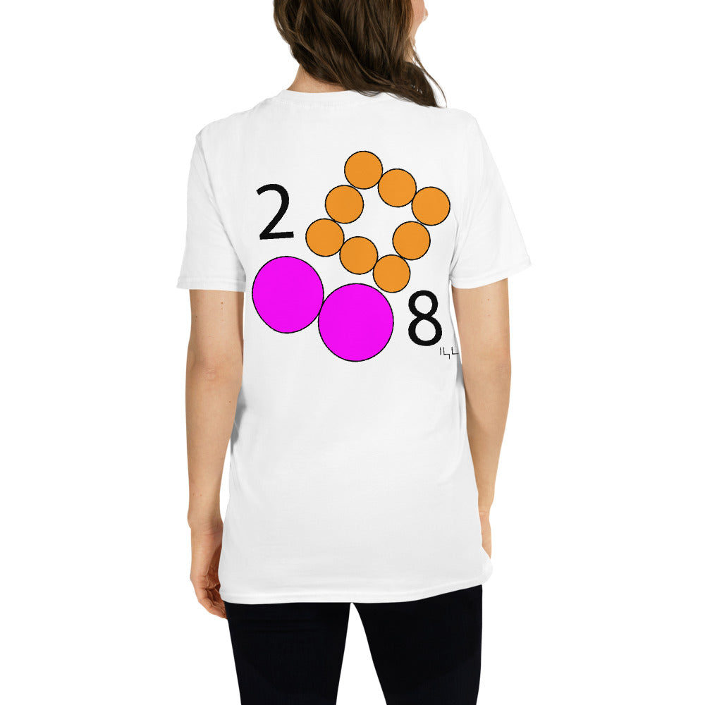 February 8th Pink T-Shirt at 2:08 0208 208