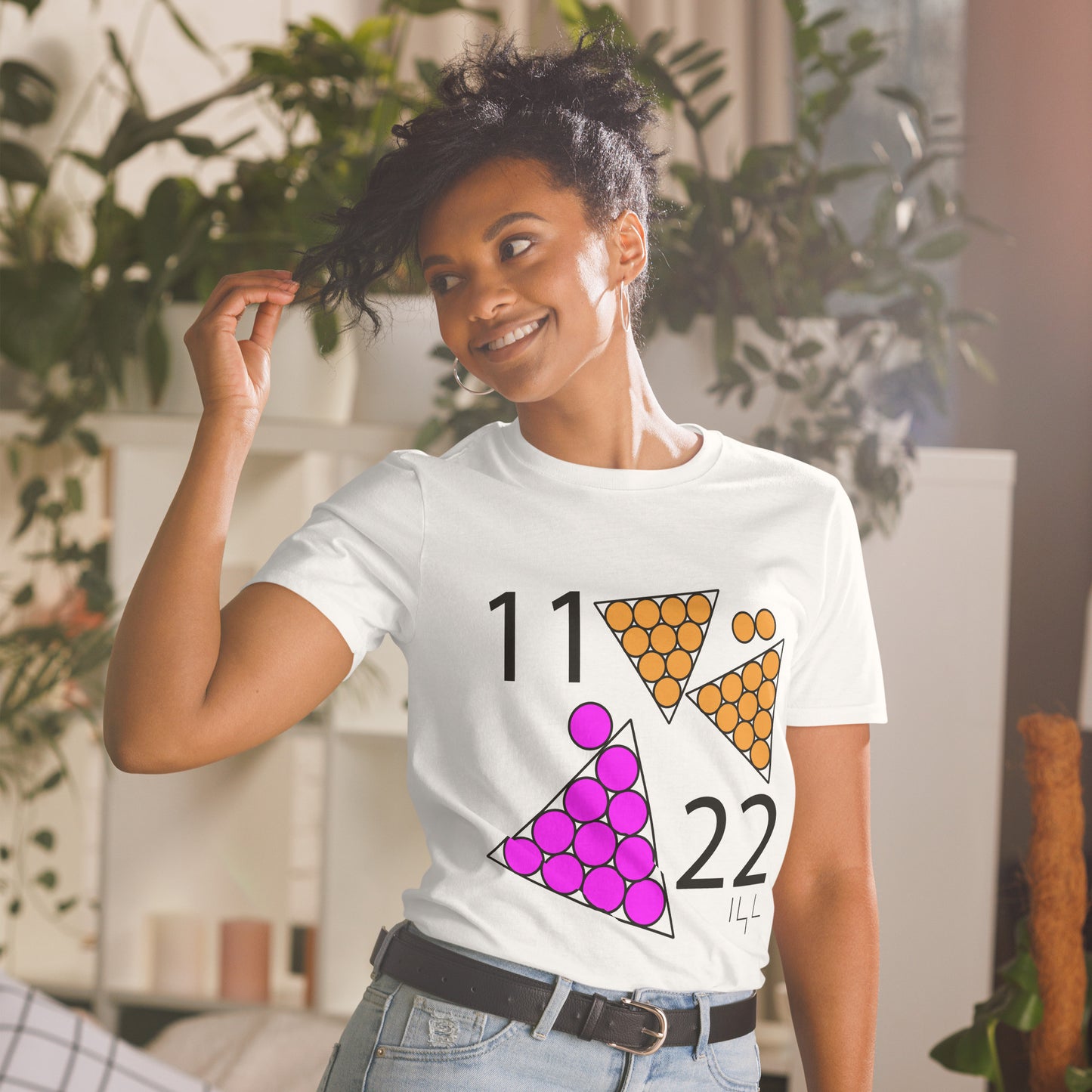 November 22nd Pink T-Shirt at 11:22 1122