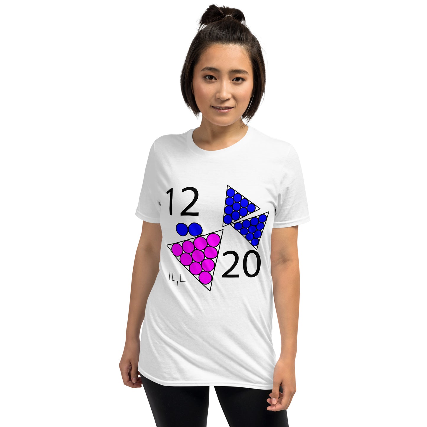 December 20th Pink Blue T-Shirt at 12:20 1220