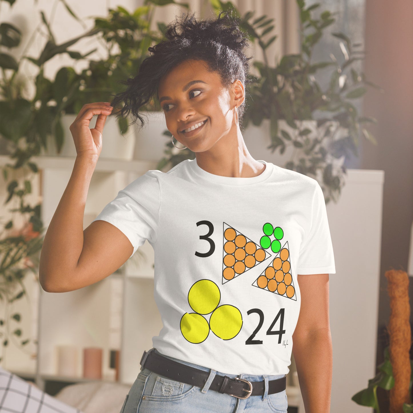 March 24th Yellow T-Shirt at 3:24 0324 324