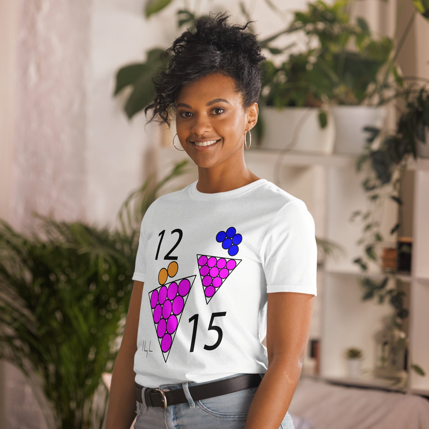 December 15th Pink T-Shirt at 12:15 1215