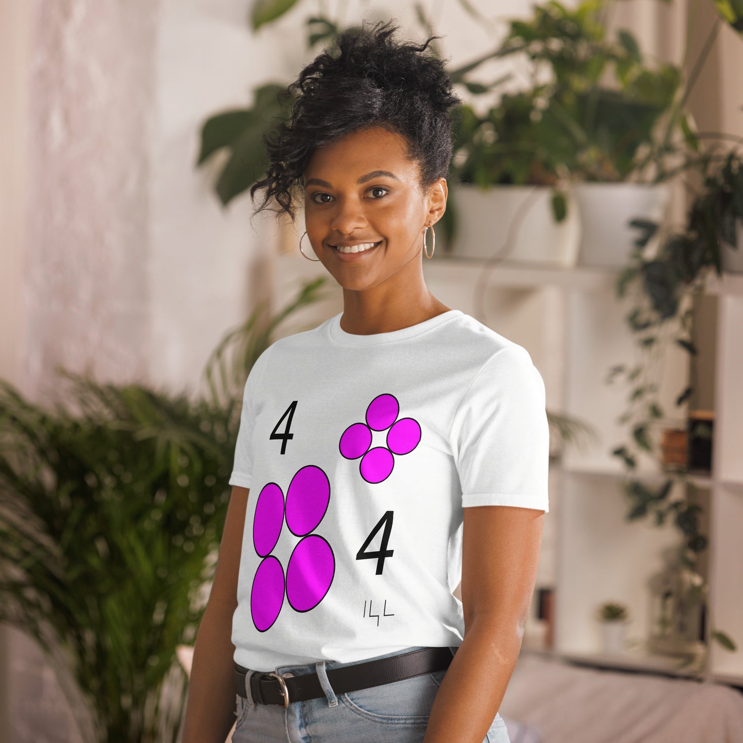 April 4th Pink T-Shirt at 4:04 0404 404