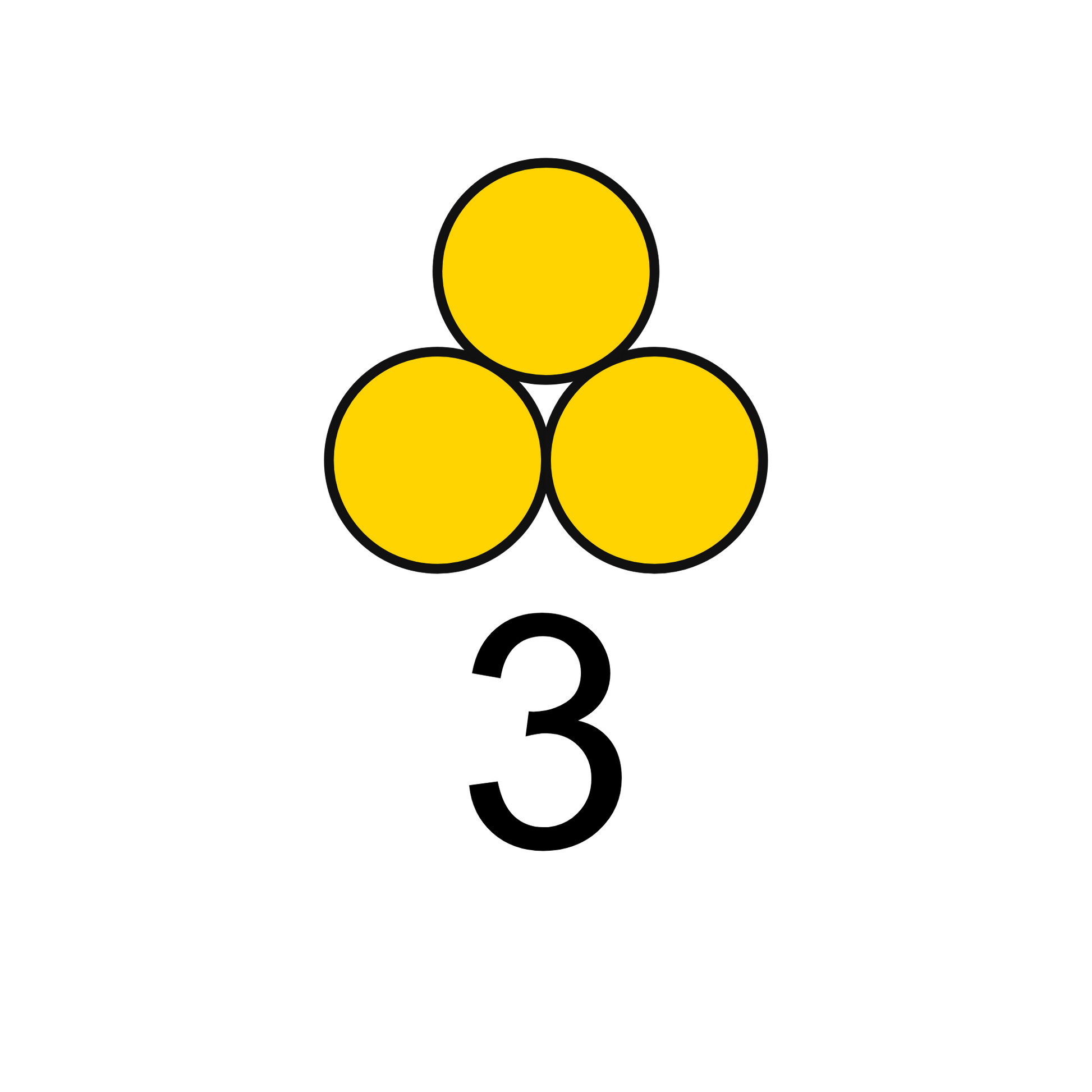 ColorMyMath number 3 design