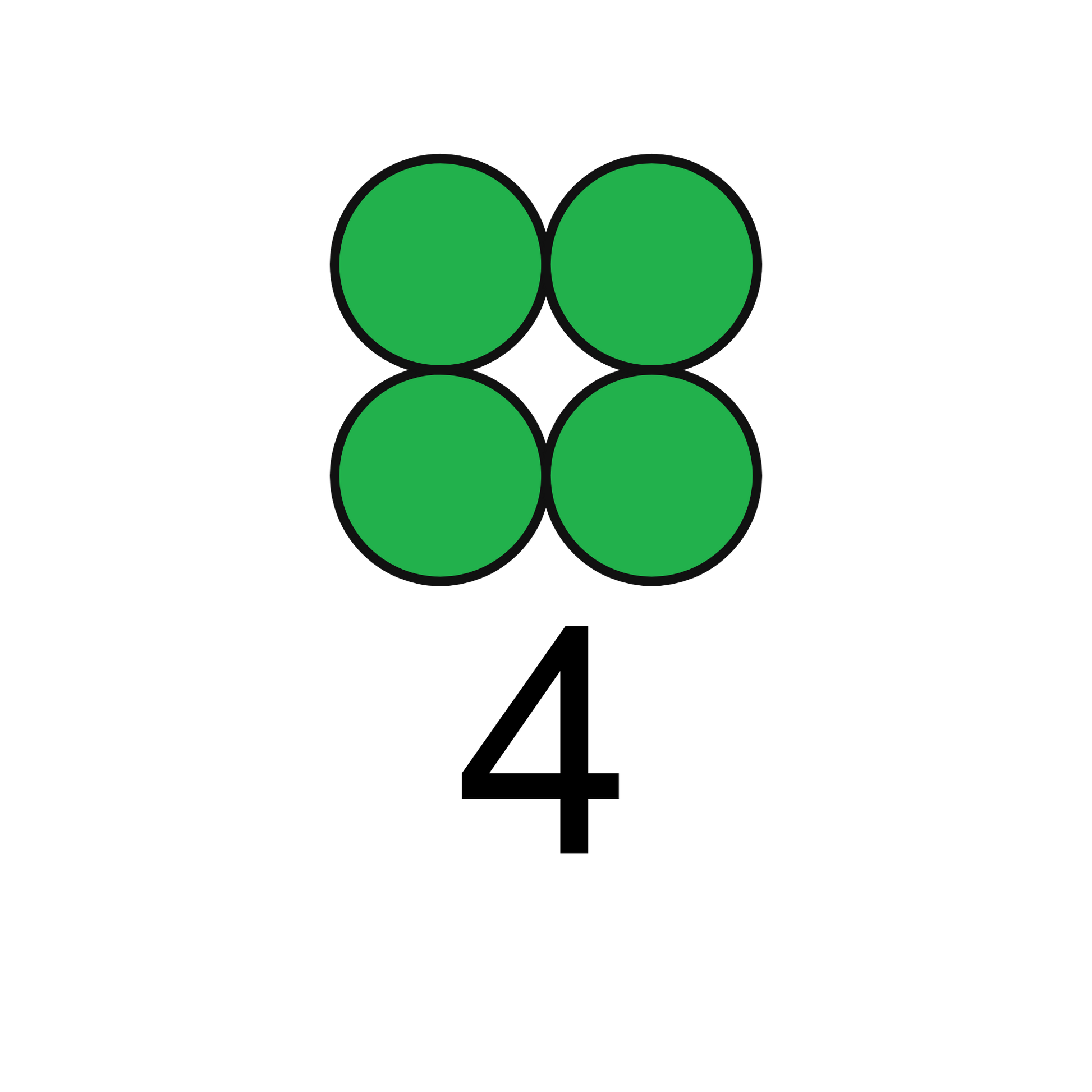 ColorMyMath number 4 design