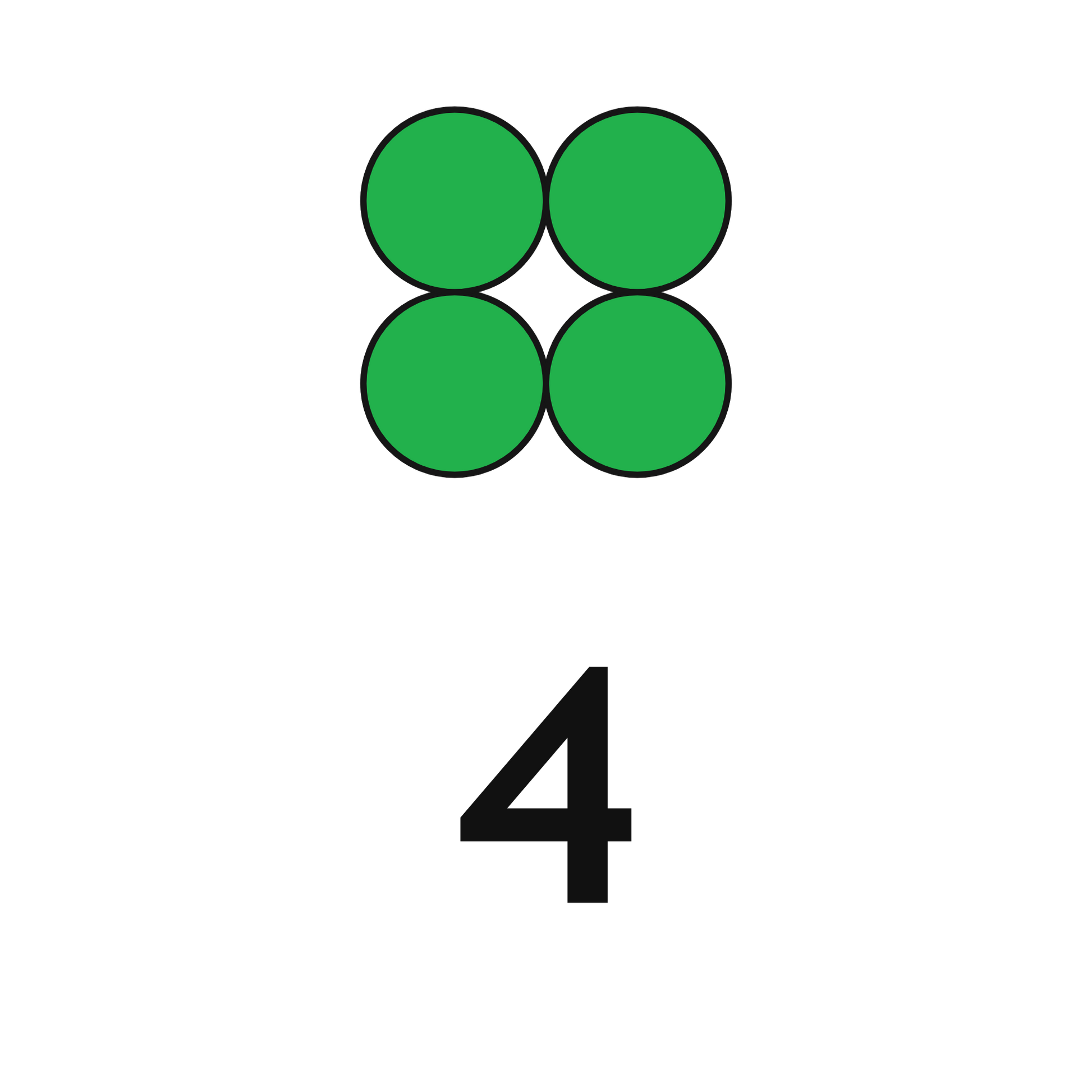 ColorMyMath number 4 design