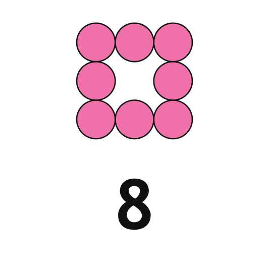 ColorMyMath number 8 design