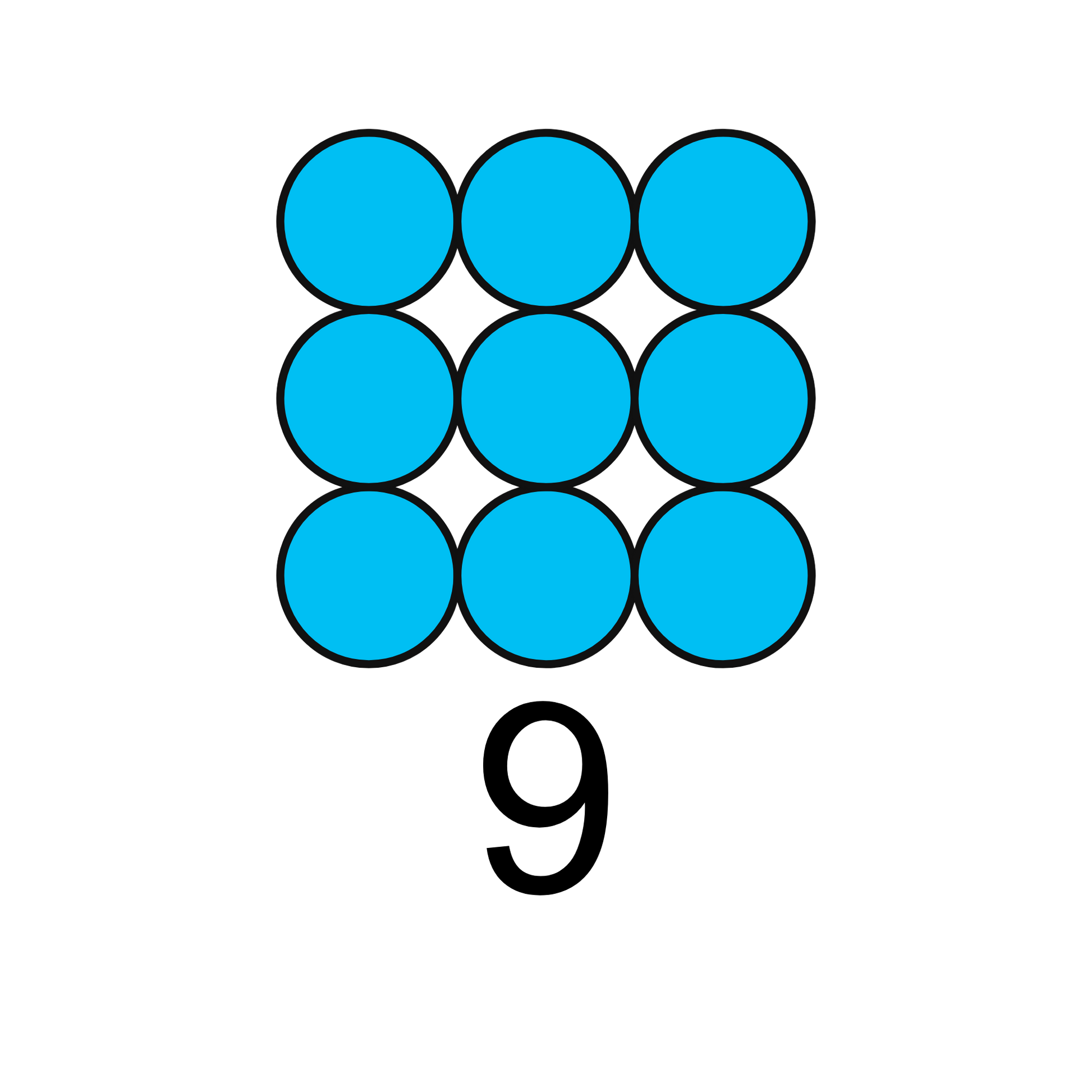 ColorMyMath number 9 design