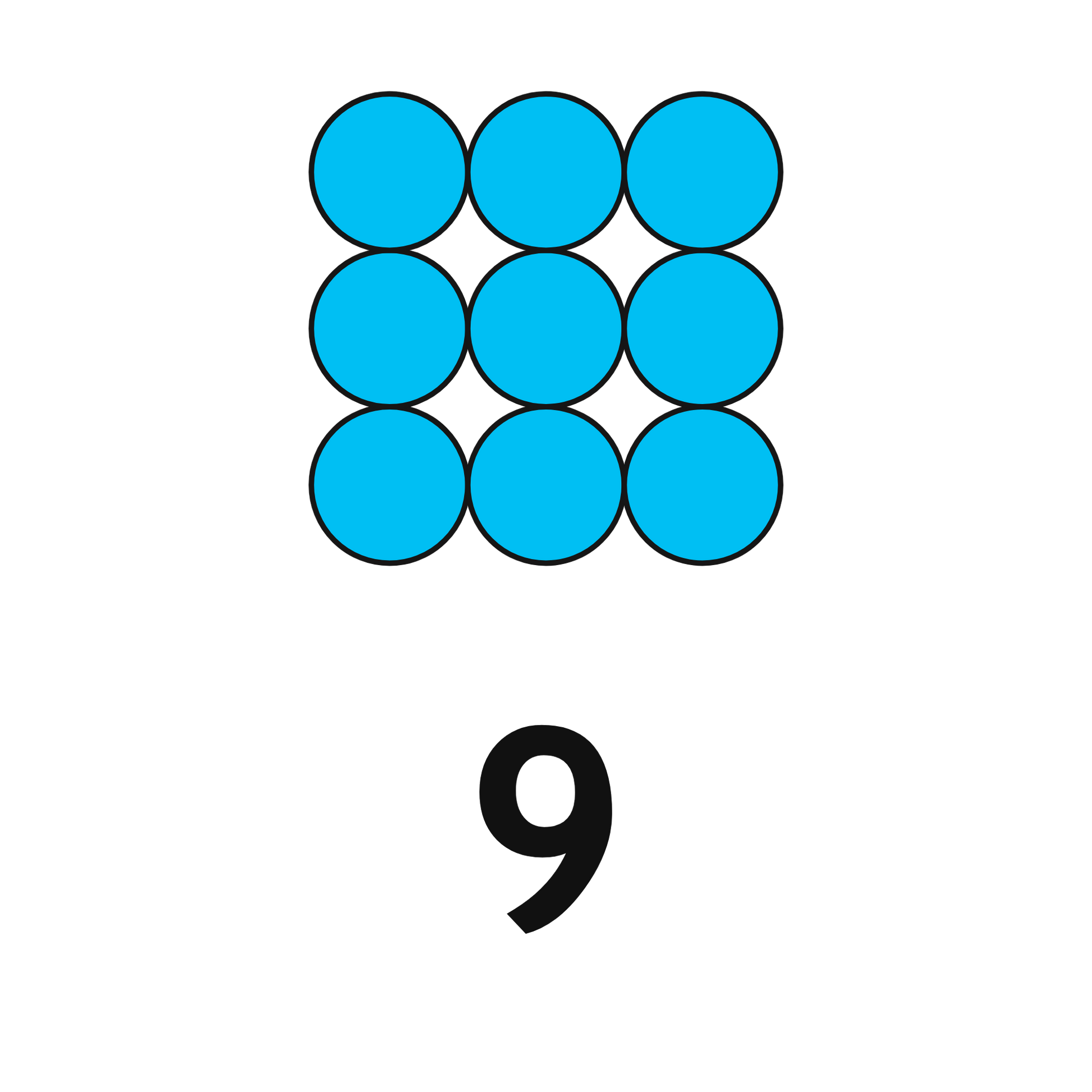 ColorMyMath number 9 design