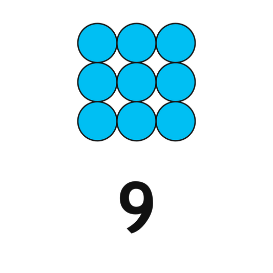 ColorMyMath number 9 design