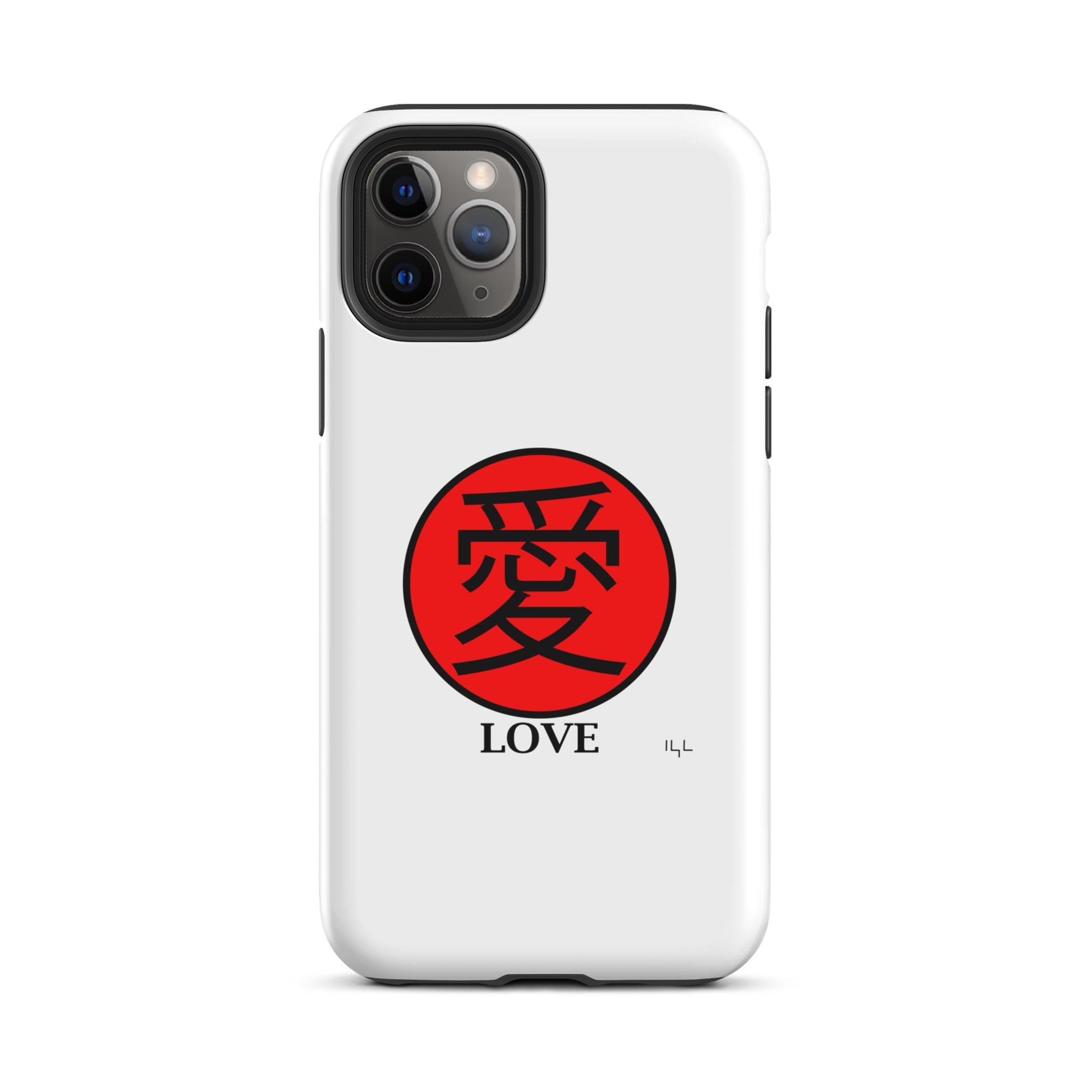 LOVE 愛 Japanese Tough iPhone case - -Lighten Your Life [ItsAboutTime.Life][date]