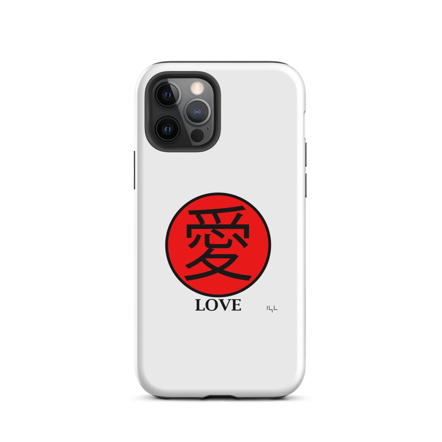 LOVE 愛 Japanese Tough iPhone case - -Lighten Your Life [ItsAboutTime.Life][date]