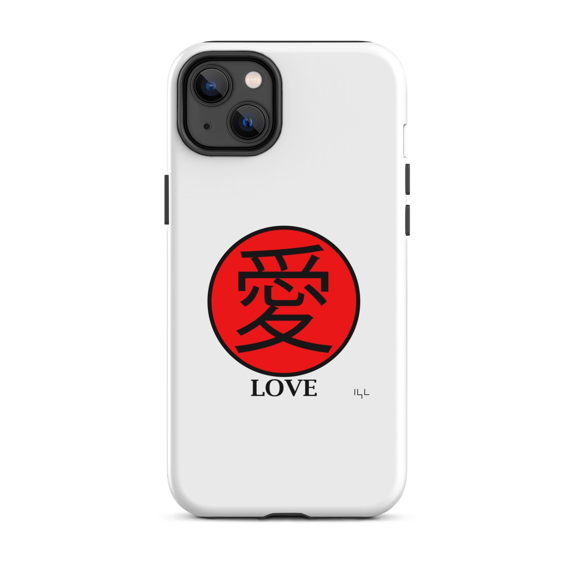 LOVE 愛 Japanese Tough iPhone case - -Lighten Your Life [ItsAboutTime.Life][date]