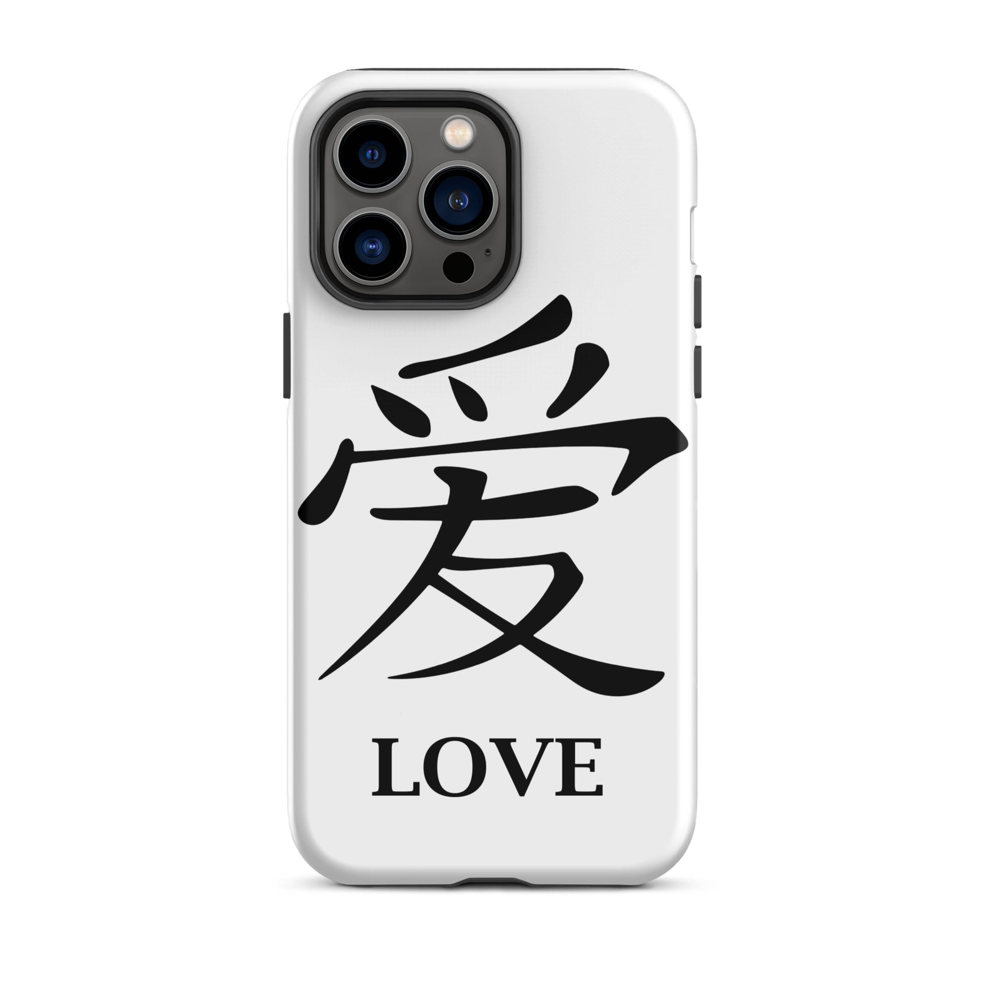 LOVE 爱 Chinese Tough iPhone case ColorMyMath - -Project Anywhere[ItsAboutTime.Life][date]