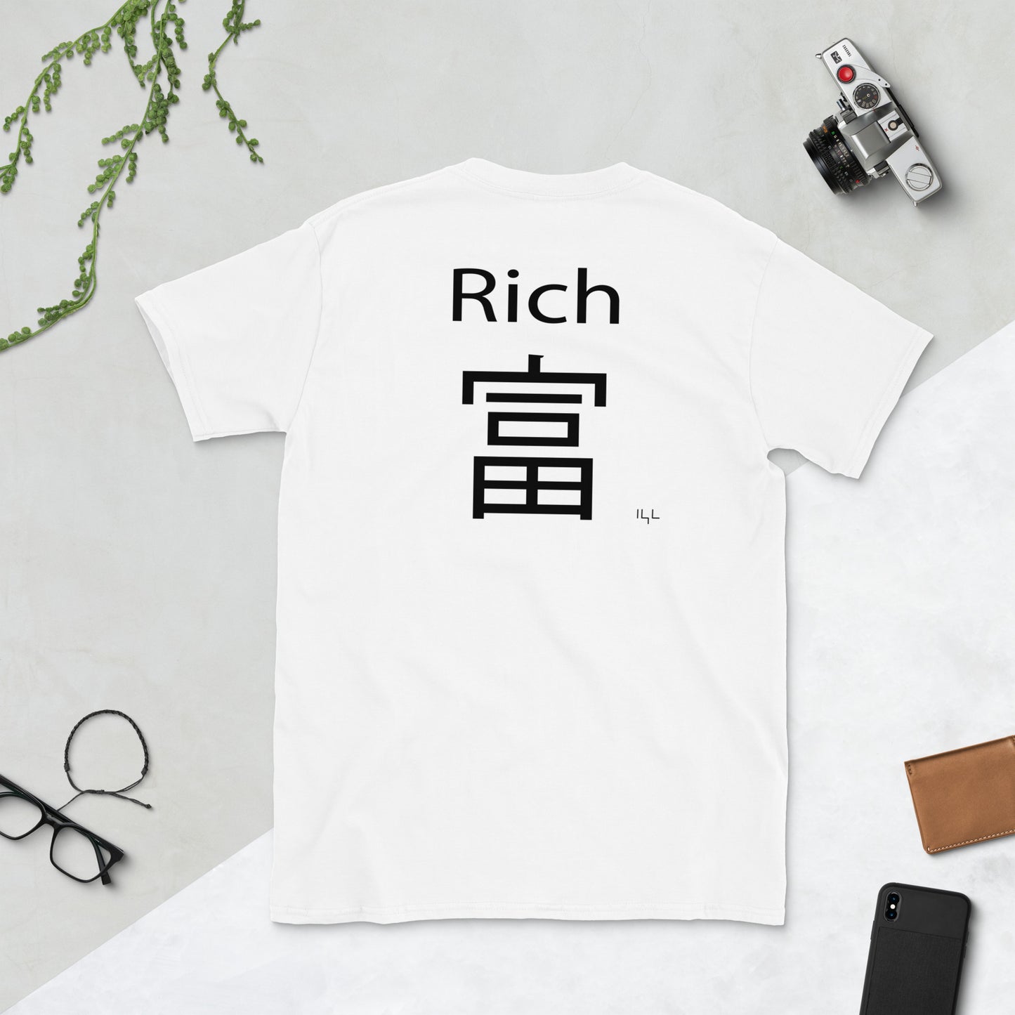 Rich Chinese Short-Sleeve Unisex T-Shirt - -Lighten Your Life [ItsAboutTime.Life][date]