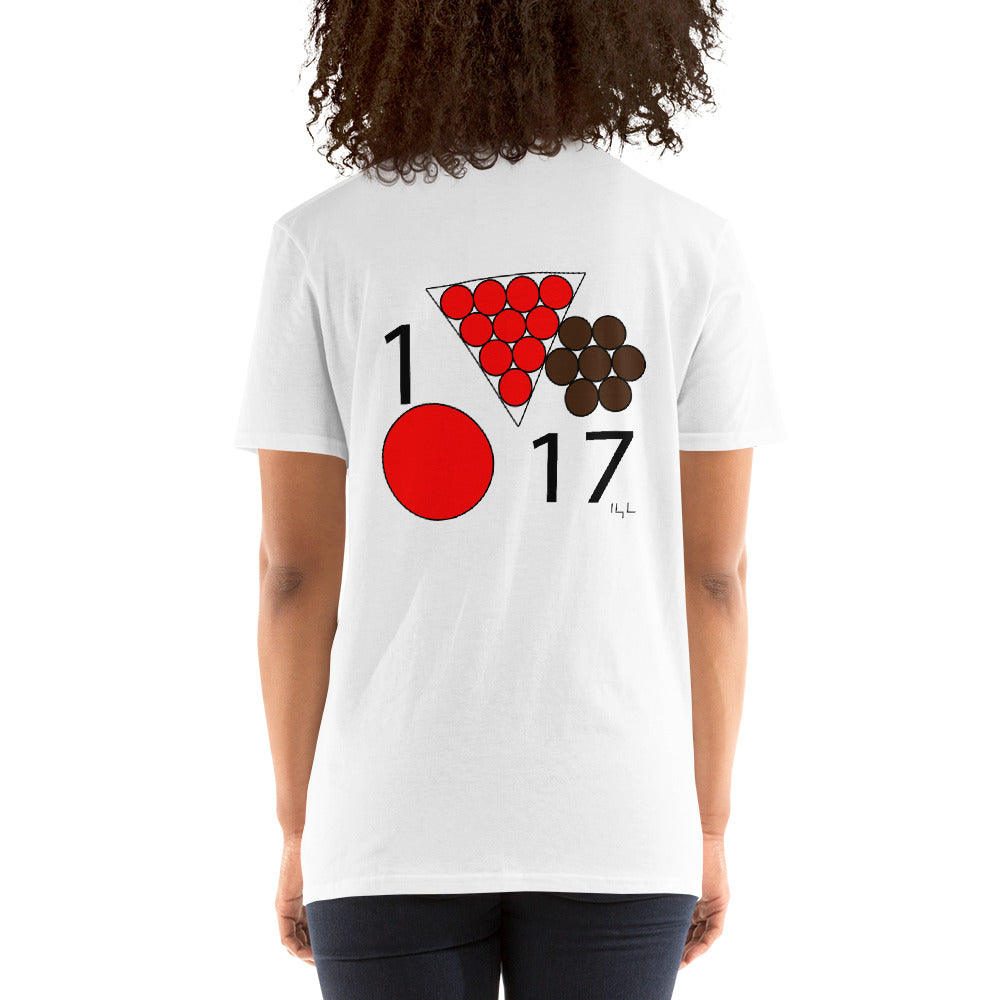 #117 Red Date 11/7 Short-Sleeve Unisex T-Shirt - -Lighten Your Life [ItsAboutTime.Life][date]