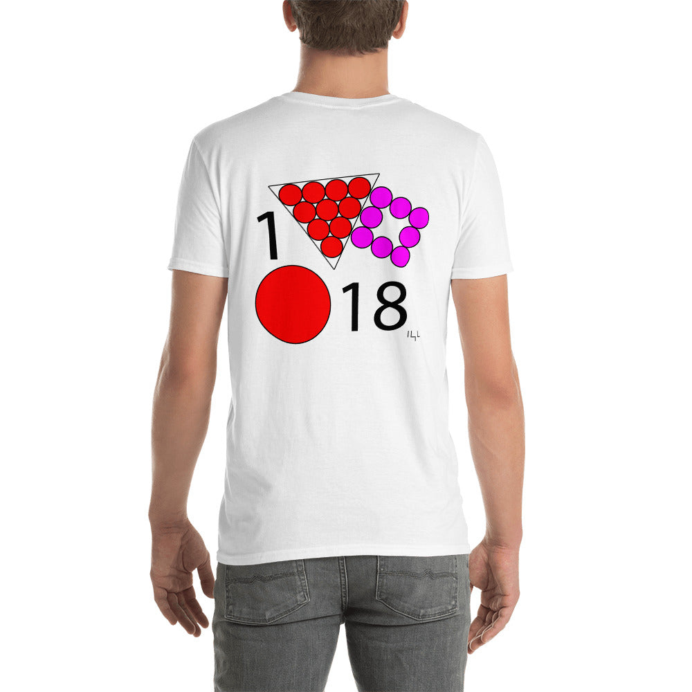 #118 Red Date 1/18 Short-Sleeve Unisex T-Shirt - -Lighten Your Life [ItsAboutTime.Life][date]