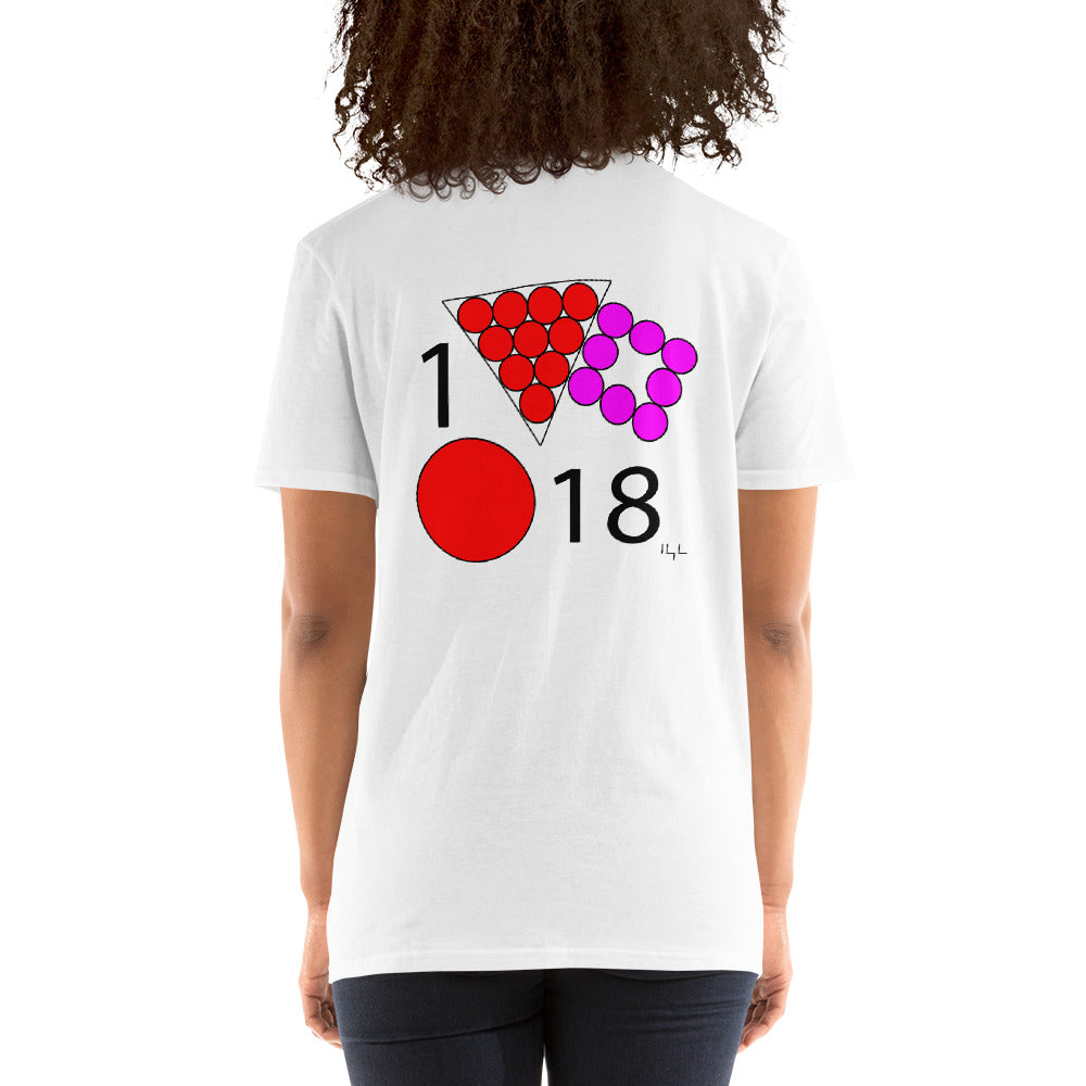 #118 Red Date 1/18 Short-Sleeve Unisex T-Shirt - -Lighten Your Life [ItsAboutTime.Life][date]