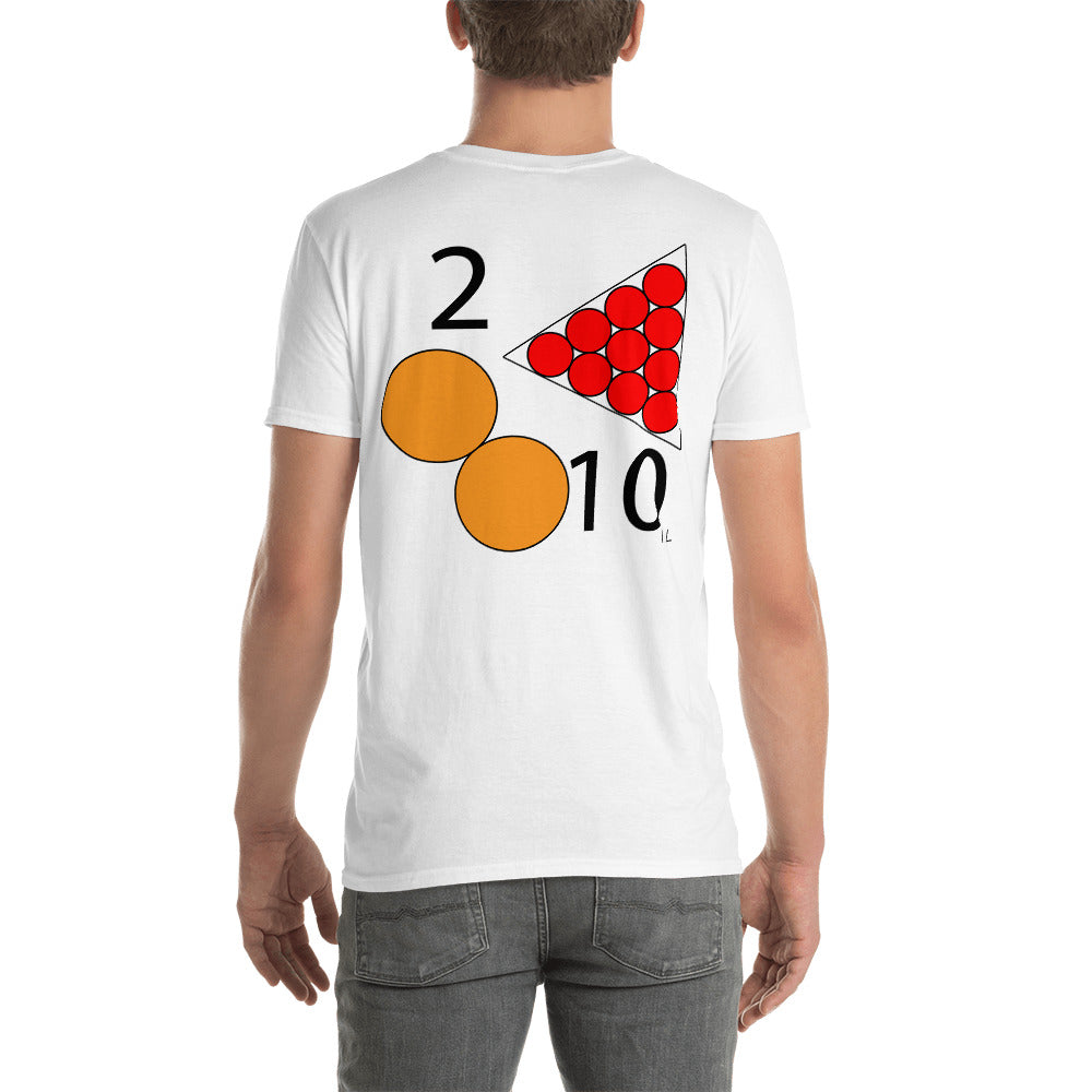 #210 Orange 2 Month 2/10 Short-Sleeve Unisex T-Shirt - -Lighten Your Life [ItsAboutTime.Life][date]