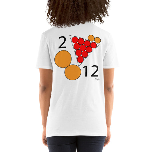 #212 Orange 2 Month 2/12 Short-Sleeve Unisex T-Shirt - -Lighten Your Life [ItsAboutTime.Life][date]