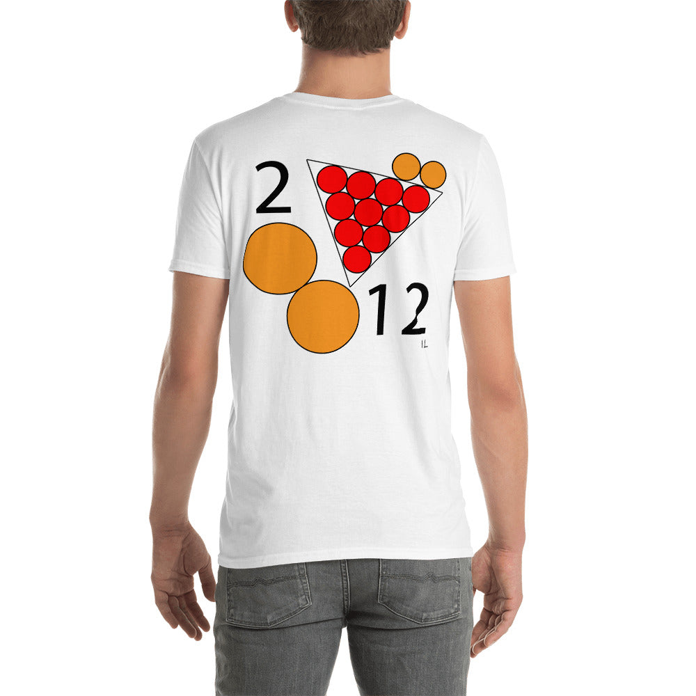 #212 Orange 2 Month 2/12 Short-Sleeve Unisex T-Shirt - -Lighten Your Life [ItsAboutTime.Life][date]