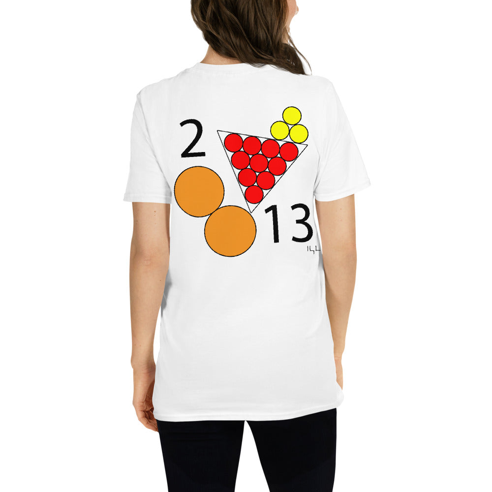 #213 Orange 2 Month 2/13 Short-Sleeve Unisex T-Shirt - -Lighten Your Life [ItsAboutTime.Life][date]