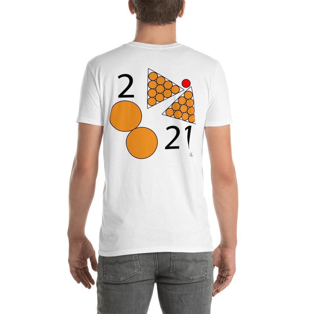 #221 Orange 2 Month 2/21 Short-Sleeve Unisex T-Shirt - -Lighten Your Life [ItsAboutTime.Life][date]