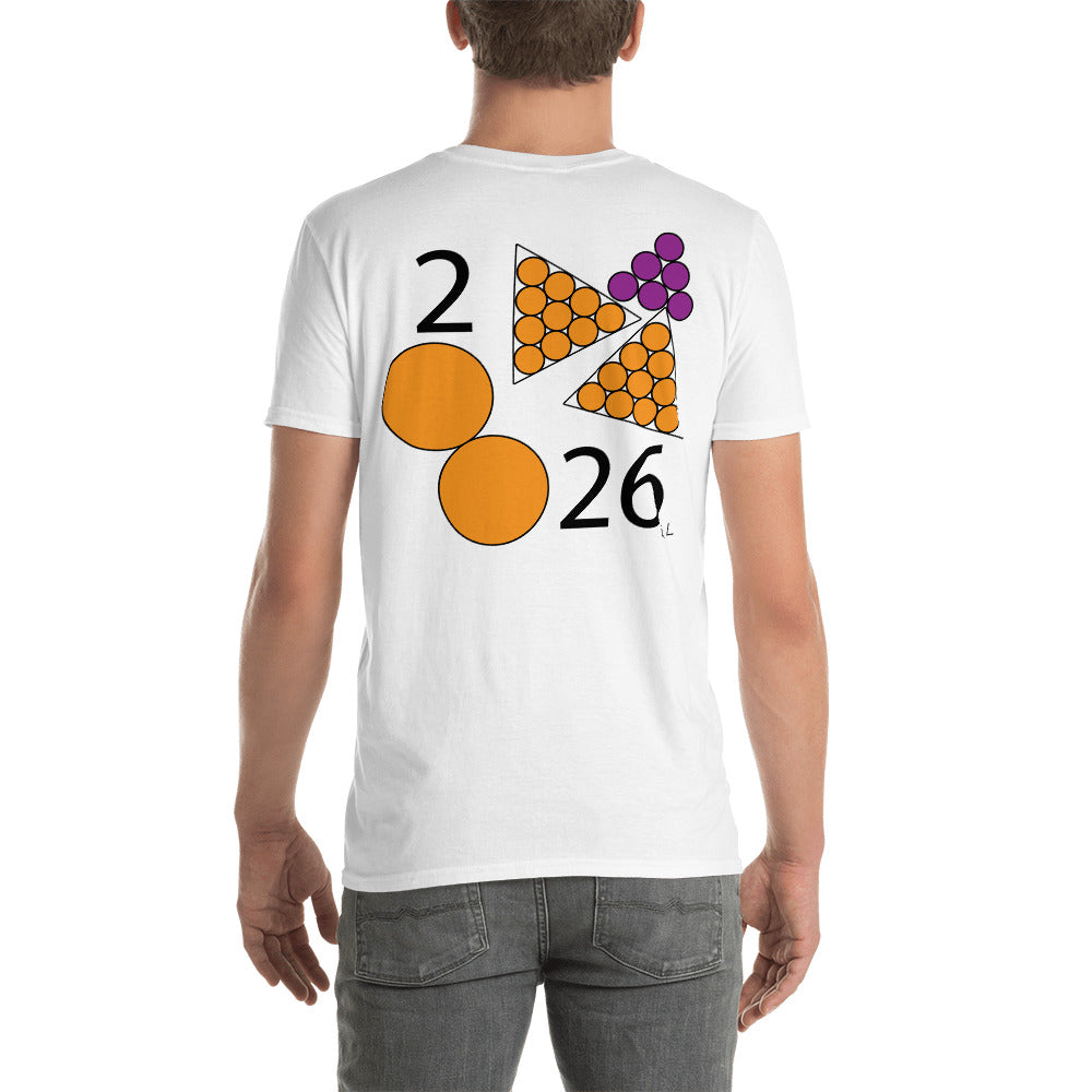 #226  Orange 2 Month 2/26 Short-Sleeve Unisex T-Shirt - -Lighten Your Life [ItsAboutTime.Life][date]