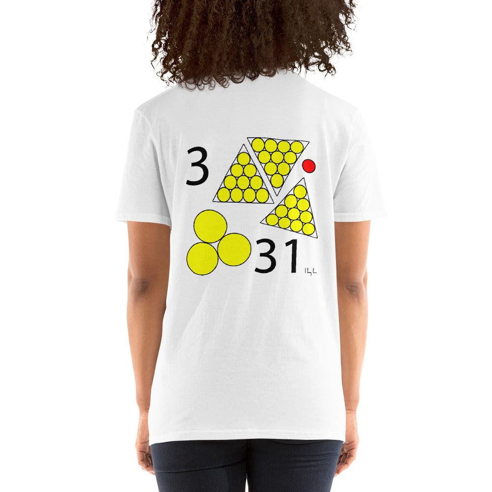 #0331 Yellow March 31st Short-Sleeve Unisex T-Shirt - -Lighten Your Life [ItsAboutTime.Life][date]