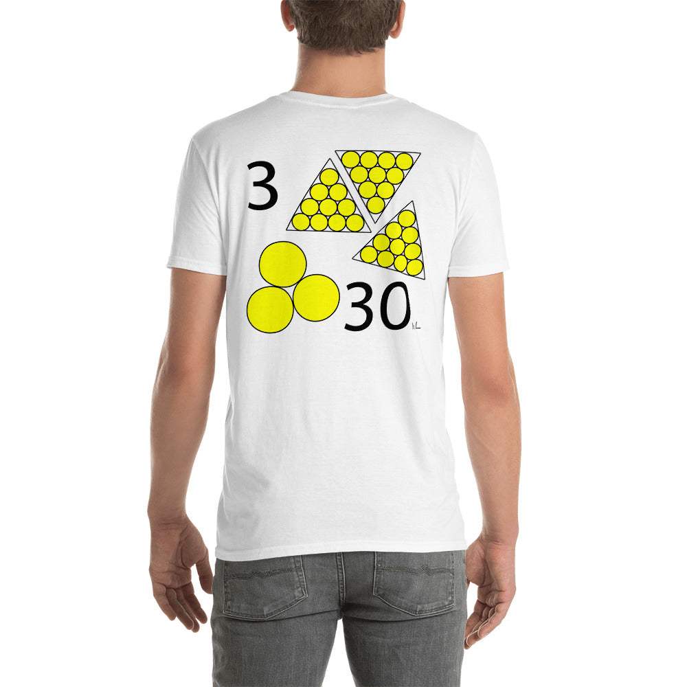 #0330 Yellow March 30th Short-Sleeve Unisex T-Shirt - -Lighten Your Life [ItsAboutTime.Life][date]