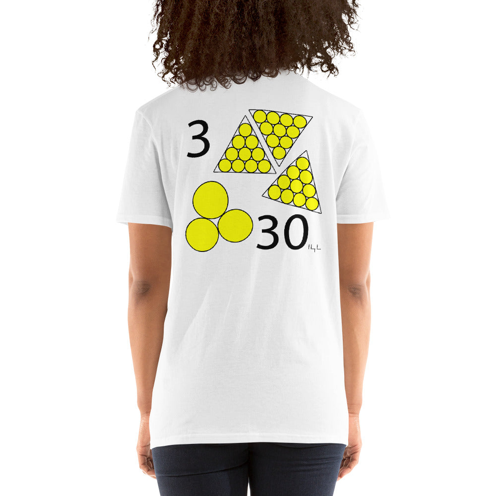 #0330 Yellow March 30th Short-Sleeve Unisex T-Shirt - -Lighten Your Life [ItsAboutTime.Life][date]