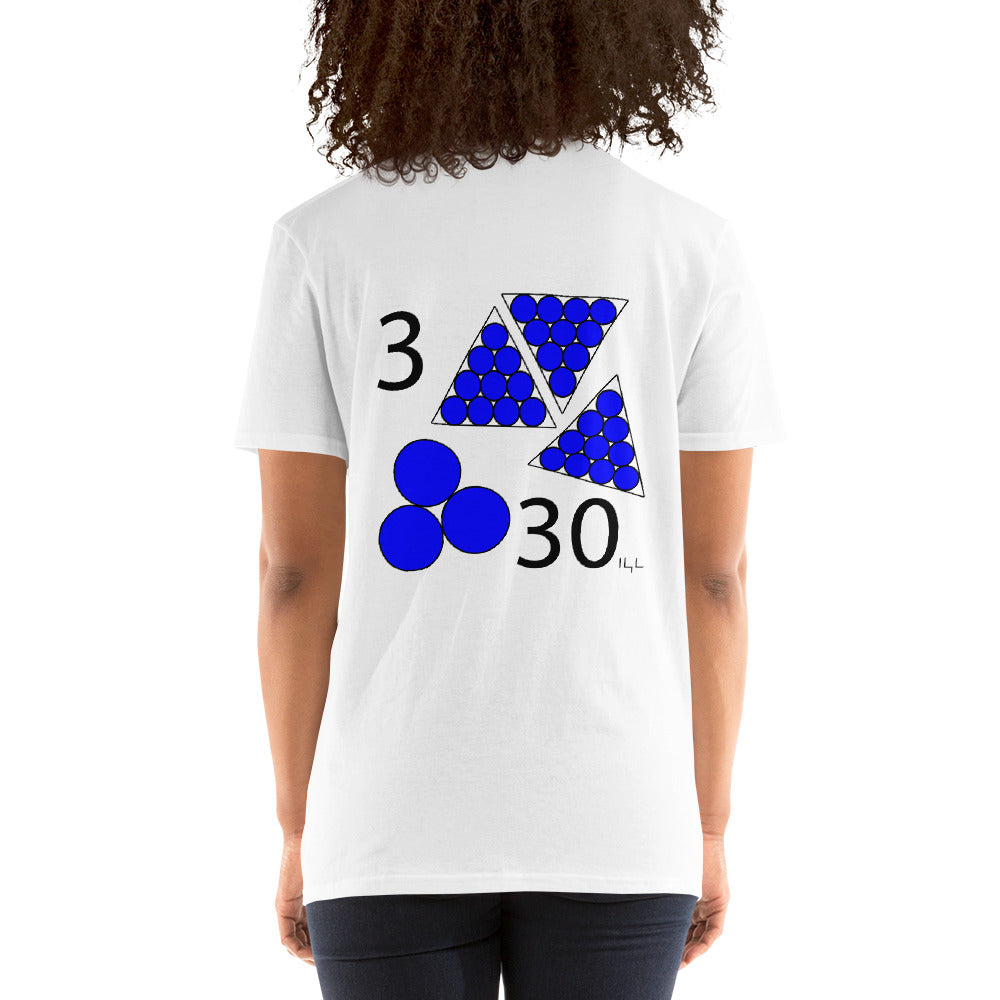 #0330 Blue March 30th Short-Sleeve Unisex T-Shirt - -Lighten Your Life [ItsAboutTime.Life][date]