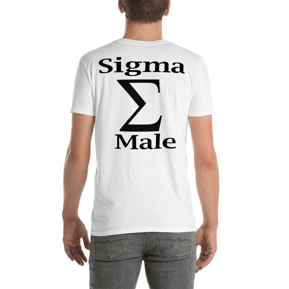 Sigma Σ Male Short-Sleeve T-Shirt - -Lighten Your Life [ItsAboutTime.Life][date]