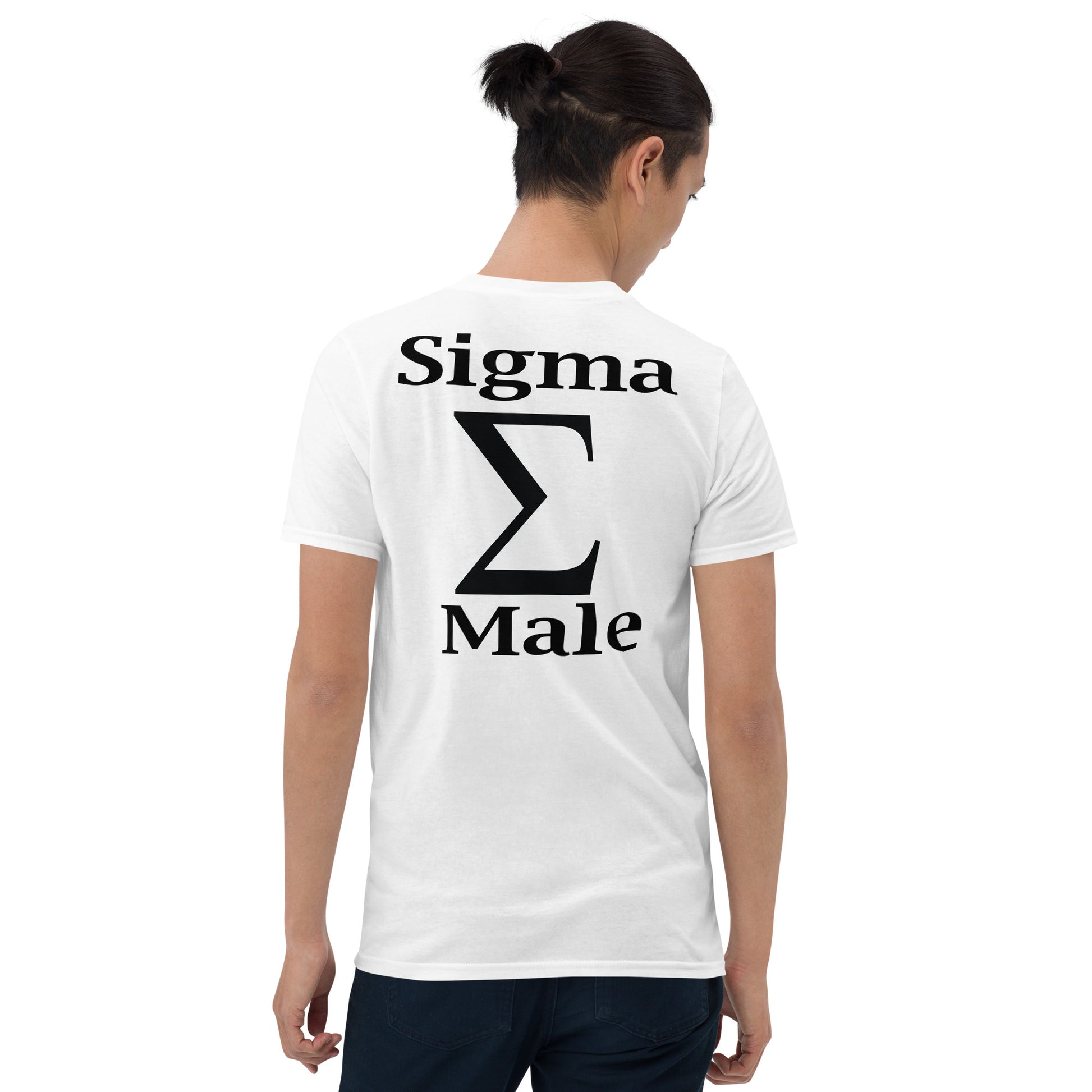 Sigma Σ Male Short-Sleeve T-Shirt - -Lighten Your Life [ItsAboutTime.Life][date]