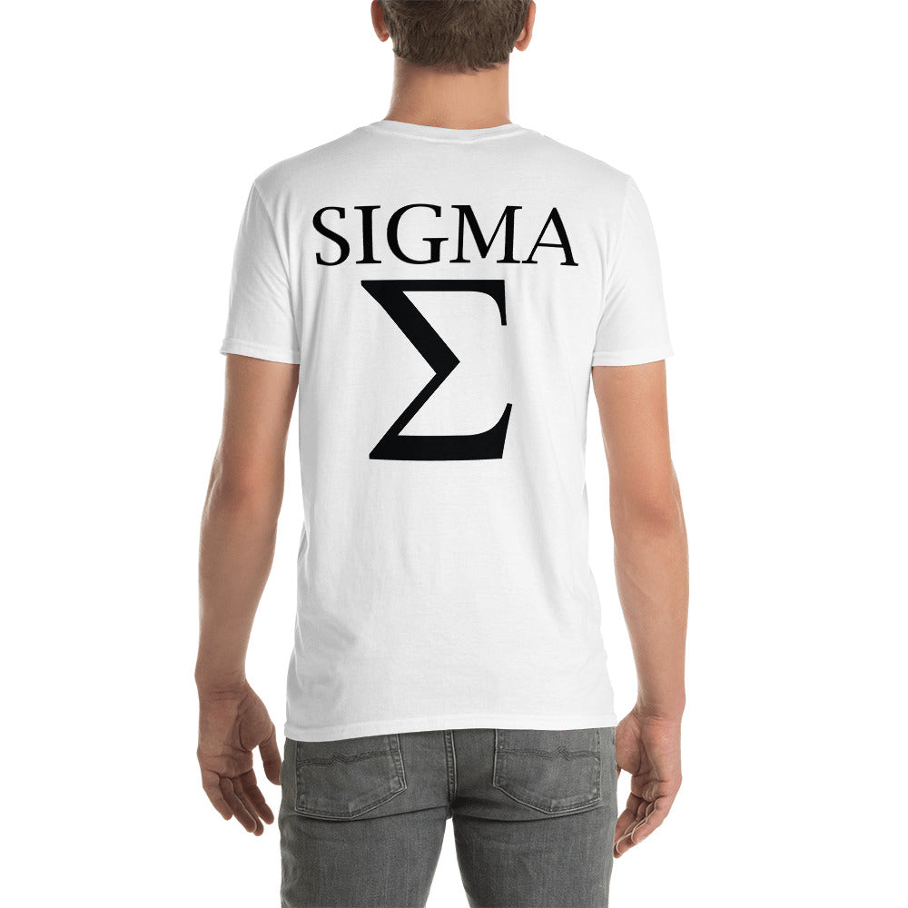 Sigma top Σ Short-Sleeve T-Shirt - -Lighten Your Life [ItsAboutTime.Life][date]