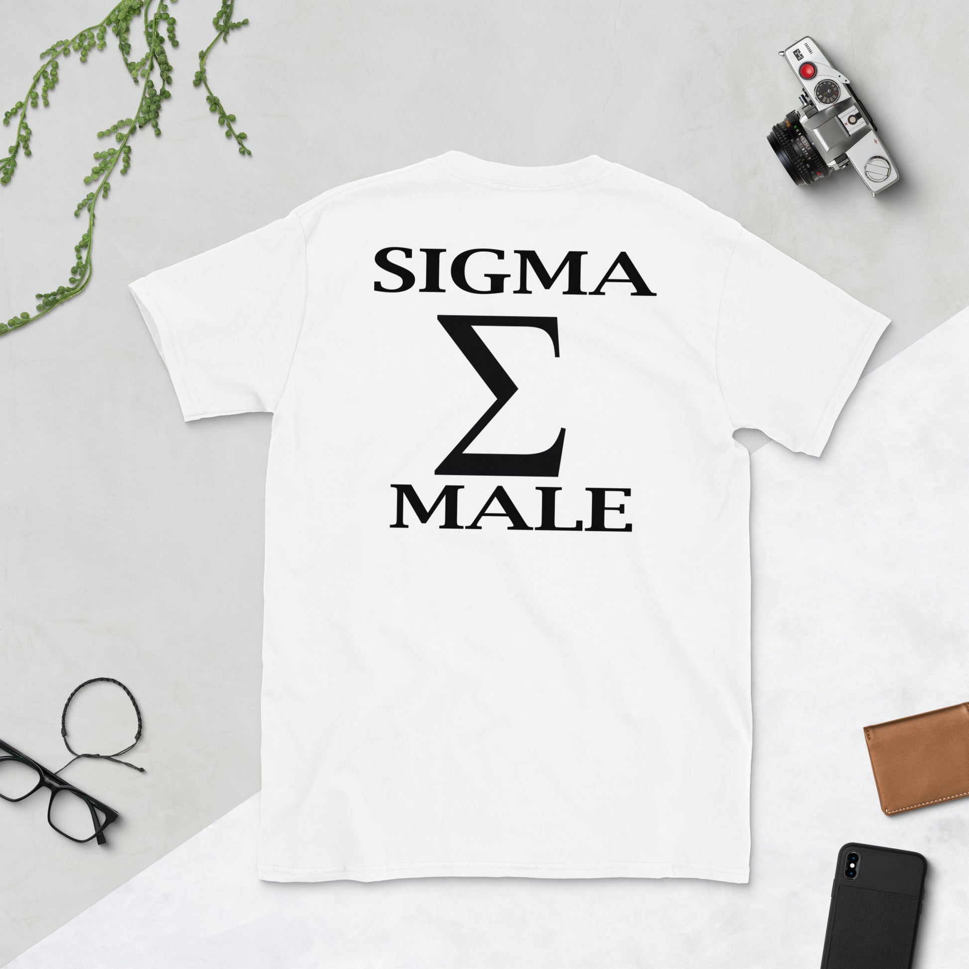 SIGMA Σ MALE T-shirt Short-Sleeve Unisex T-Shirt - -Lighten Your Life [ItsAboutTime.Life][date]